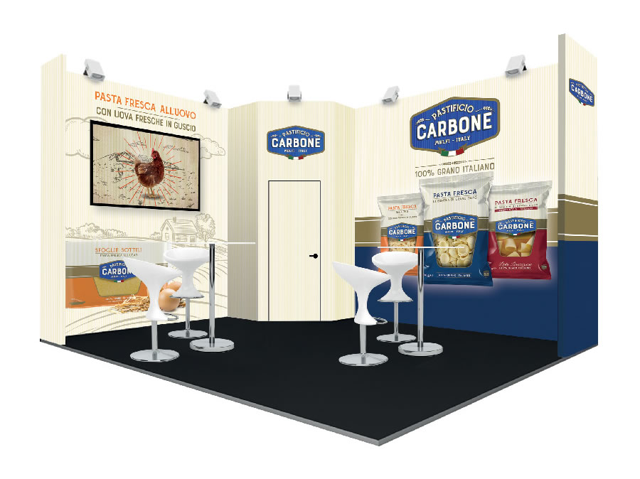 Stand fieristico Pastificio Carbone